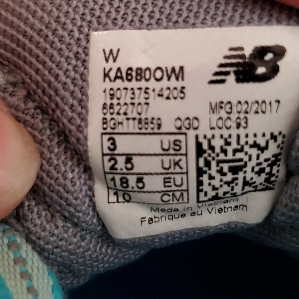 New Balance Shoes Size 3 Baby Walker Blue